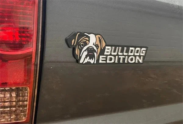 Dog Car Badge Laser Cutting Car Emblem