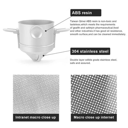 Portable Stainless Steel Reusable Coffee Filter