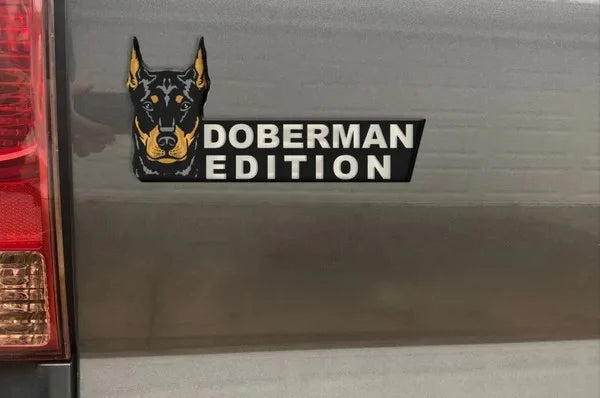 Dog Car Badge Laser Cutting Car Emblem