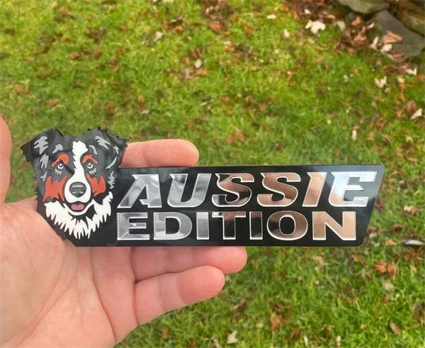 Dog Car Badge Laser Cutting Car Emblem