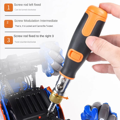 10 in 1 Multi-angle Ratchet Screwdriver Professional Tools