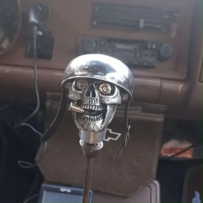 Skull Soldier Grip - Handcrafted Gear Knob