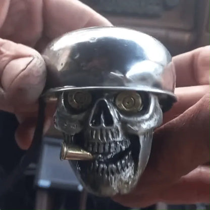 Skull Soldier Grip - Handcrafted Gear Knob