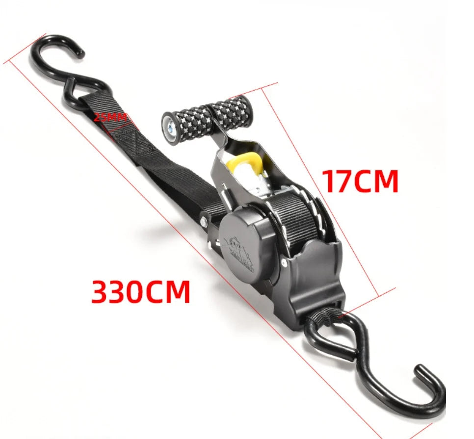 Retractable Auto Ratchet Strap