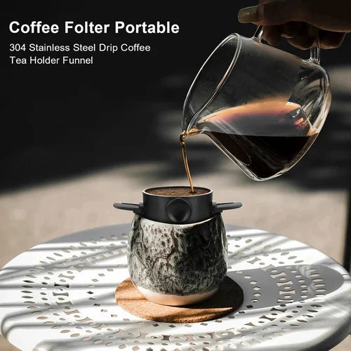 Portable Stainless Steel Reusable Coffee Filter