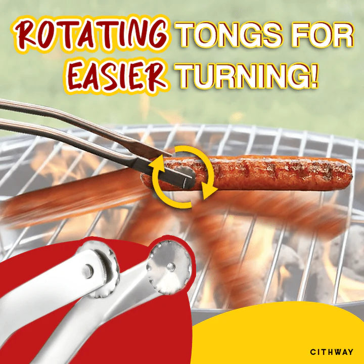 Sausage Turning BBQ Tongs