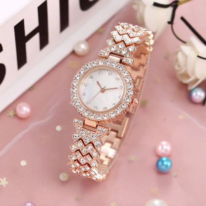 Luxury Women platinum Watch