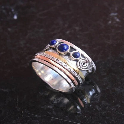 Bohemian Sapphire Meditation Ring